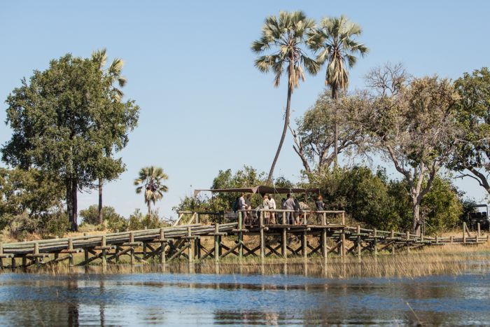 Safari à cheval dans le delta de l'Okavango, Botswana