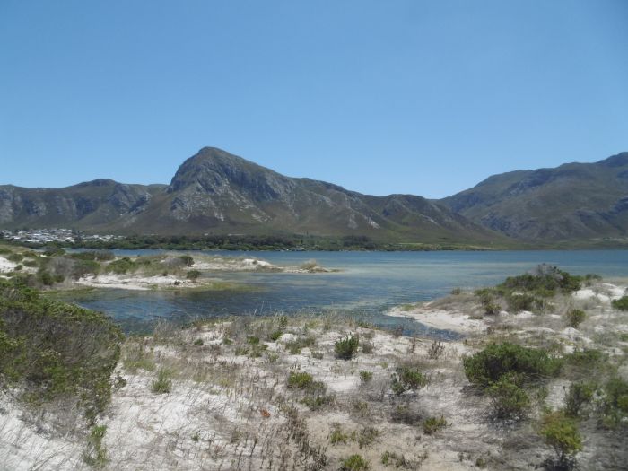 Trail sur la plage dans la région du Cap