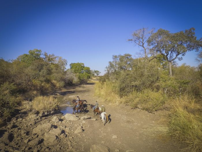 Équitation, canoë et safari au gros gibier au Zambèze