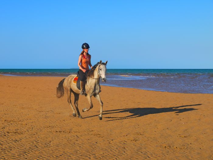 Plage paradisiaque au Mozambique