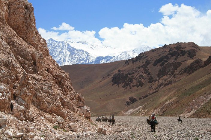 Randonnée de l'indépendance à travers les Andes