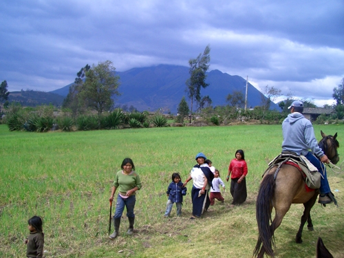 Randonnée d'Otavalo à l'Hacienda Cusin