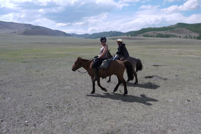 Expédition dans les steppes de Mongolie