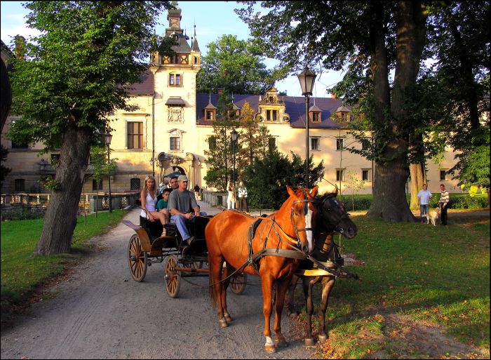 Château de conte de fées en Basse-Silésie