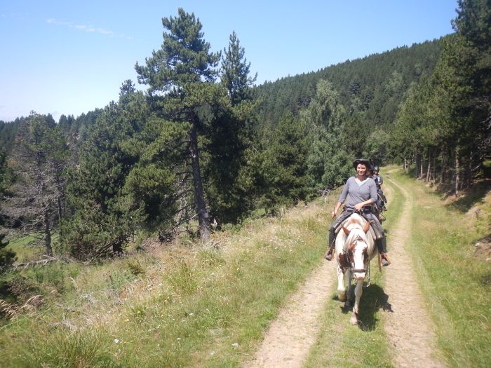 Randonnées dans les Pyrénées et apprentissage de l'équitation à la campagne