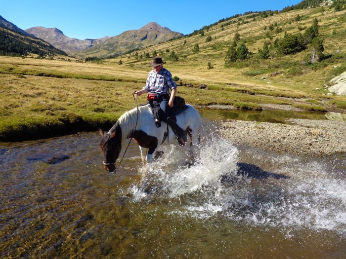 Randonnées dans les Pyrénées et apprentissage de l'équitation à la campagne