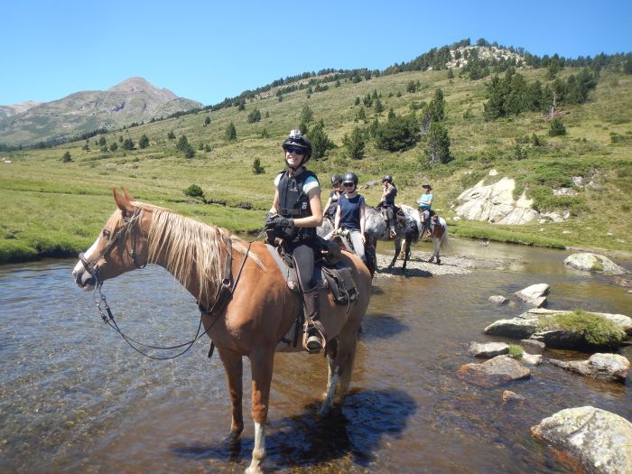 Randonnées dans les Pyrénées et apprentissage de l'équitation à la campagne