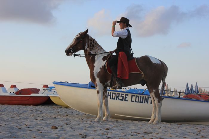 Vacances à cheval à la plage