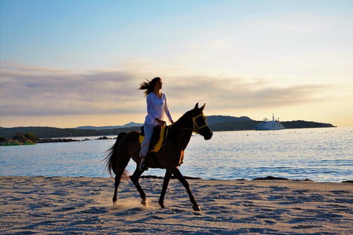Costa Smeralda - Ferme équestre au bord de la mer