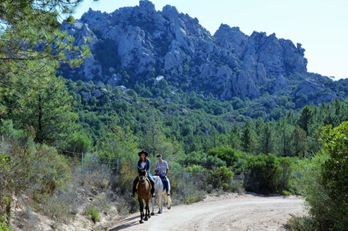 Costa Smeralda - Ferme équestre au bord de la mer