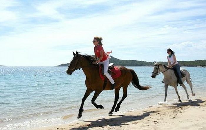 Costa Smeralda - Ferme équestre au bord de la mer
