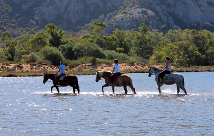 Costa Smeralda - Ferme équestre au bord de la mer