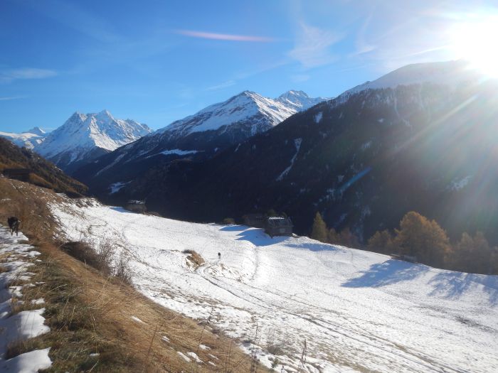 Randonnée dans les Alpes valaisannes