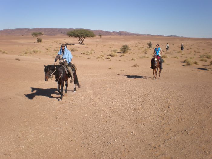Randonnée dans les déserts du Sahara