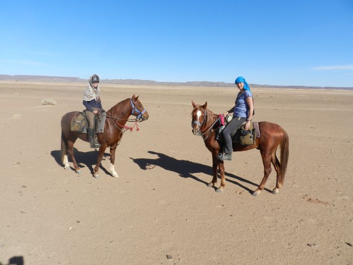 Randonnée dans les déserts du Sahara