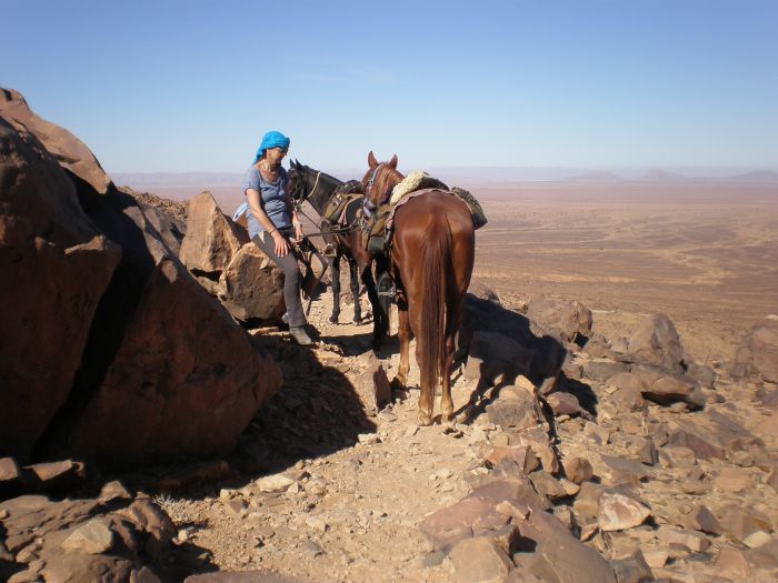 Randonnée dans les déserts du Sahara
