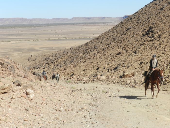 Randonnée dans les déserts du Sahara
