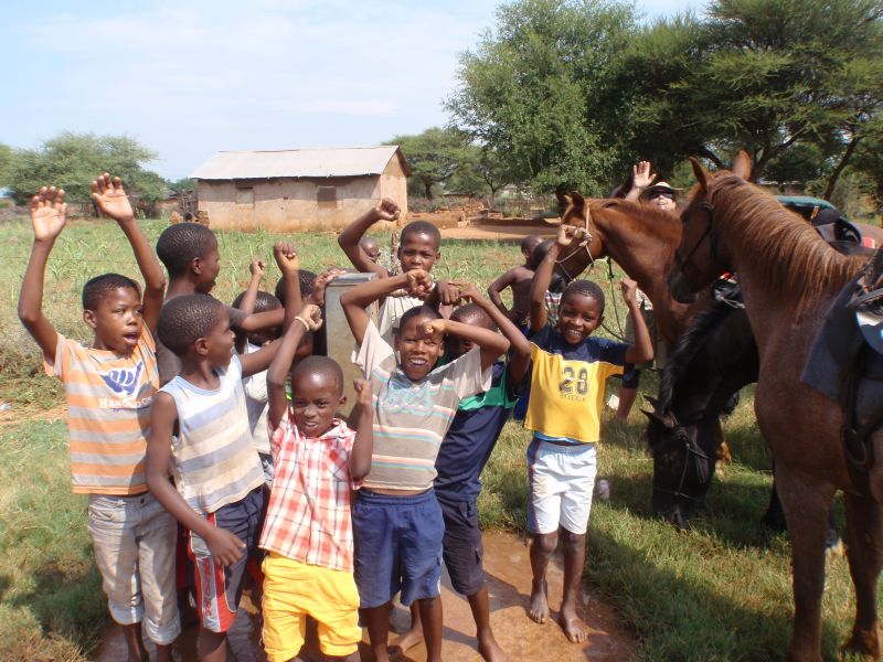 Limpopo Fleuve au bord D'Afrique du Sud et Botswana
