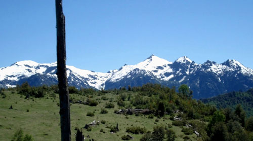 Traversée des Andes dans la région des lacs