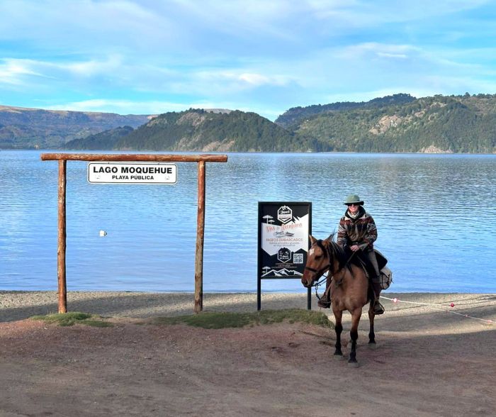 Travers&eacute;e des Andes dans la r&eacute;gion des lacs