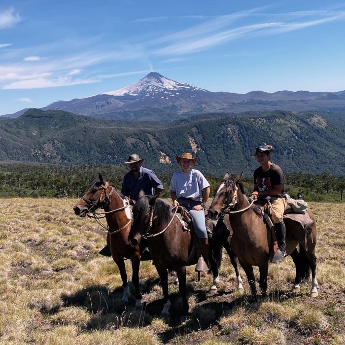 Travers&eacute;e des Andes dans la r&eacute;gion des lacs