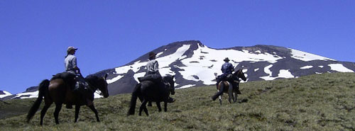Traversée des Andes dans la région des lacs