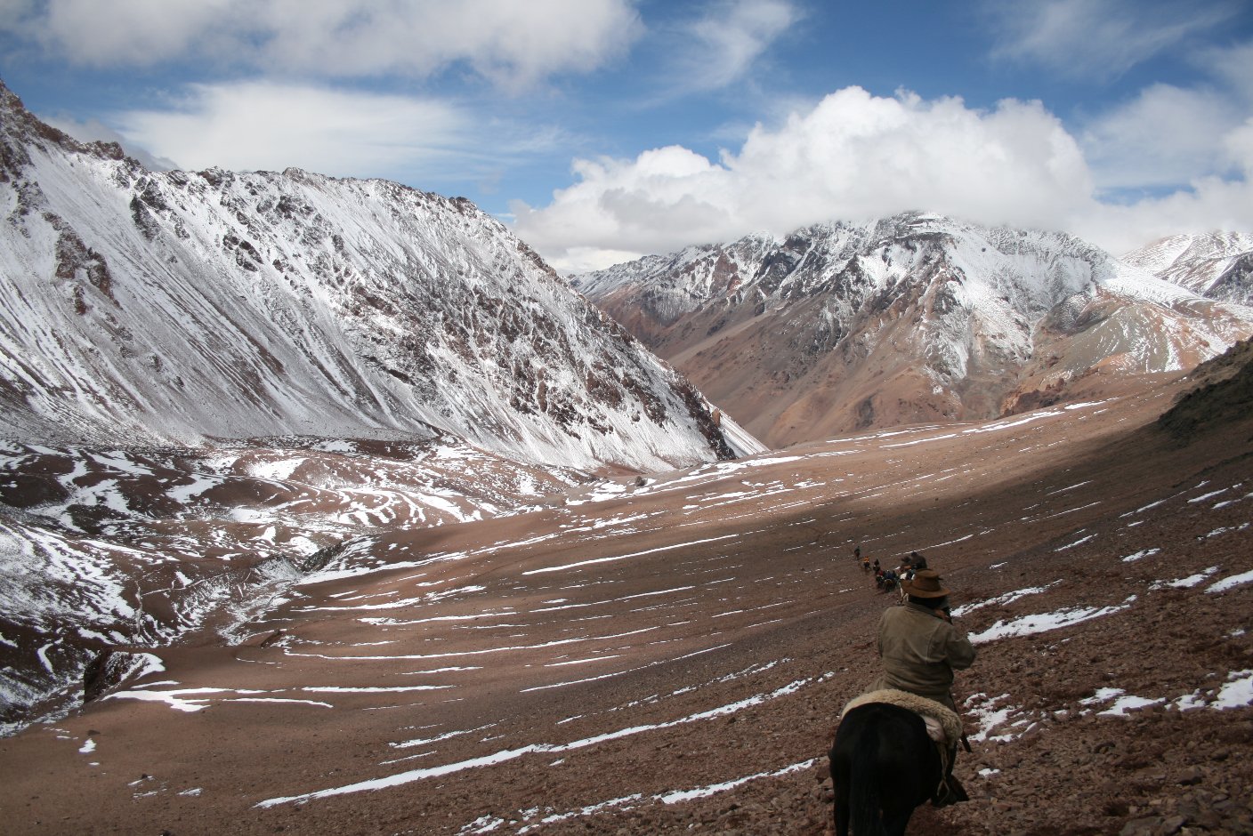 Randonnée de l'indépendance à travers les Andes