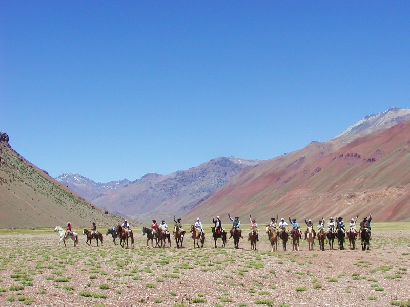 Randonnée de l'indépendance à travers les Andes