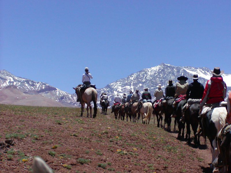Randonnée de l'indépendance à travers les Andes