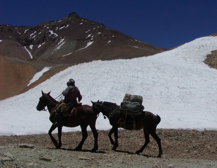 Randonnée de l'indépendance à travers les Andes