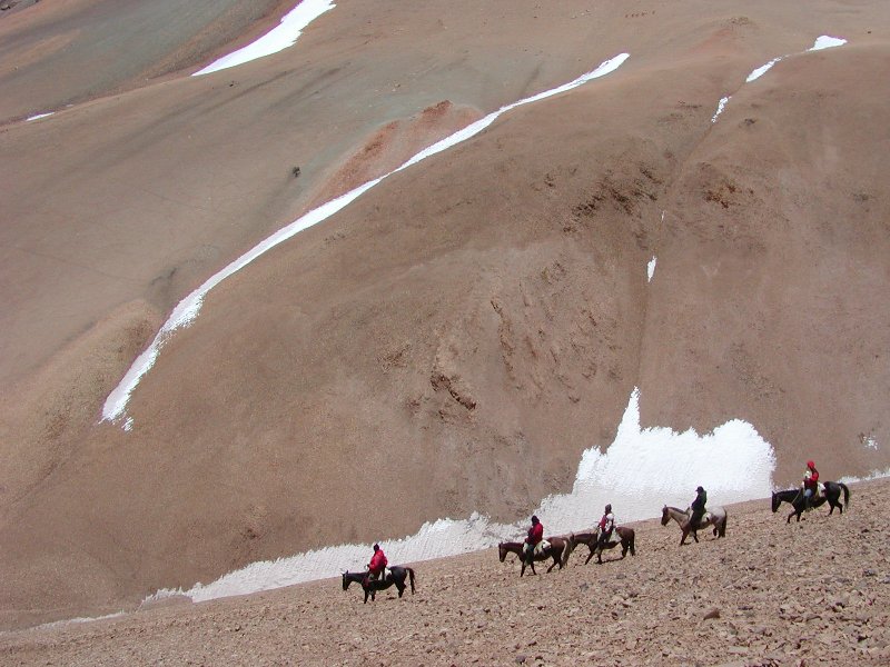 Randonnée de l'indépendance à travers les Andes