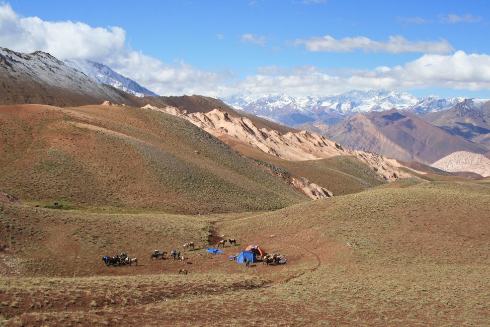 Randonnée de l'indépendance à travers les Andes