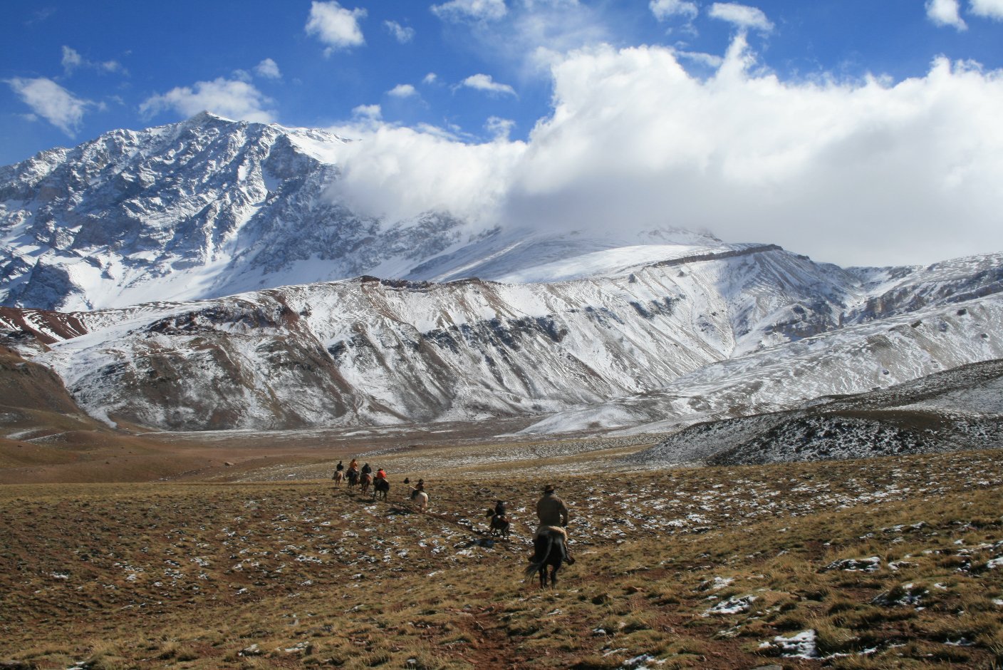 Randonnée de l'indépendance à travers les Andes