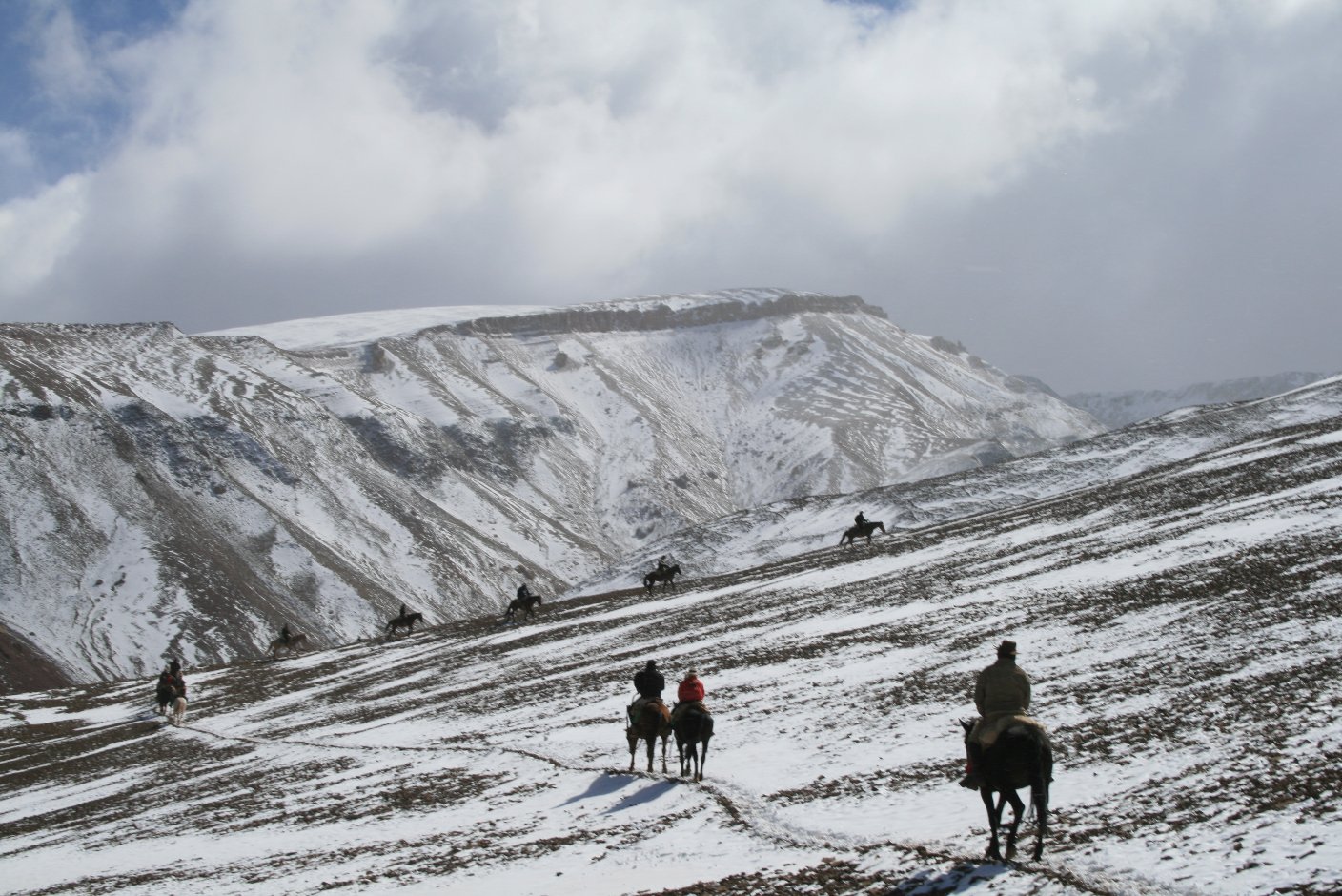 Randonnée de l'indépendance à travers les Andes