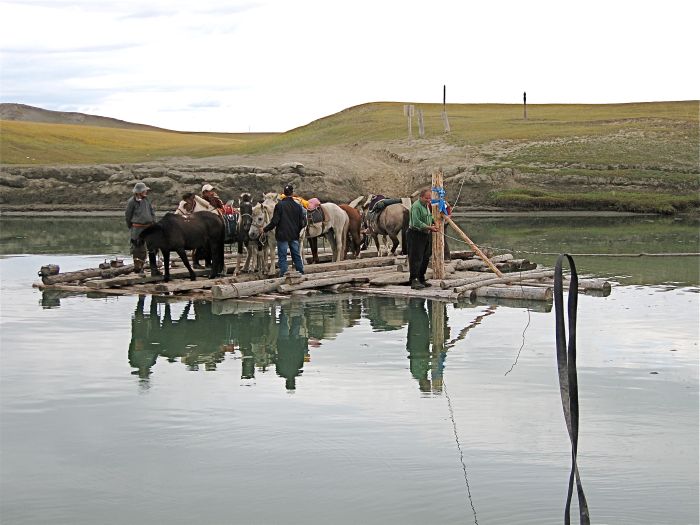 Randonnée sur le lac Hovsgol