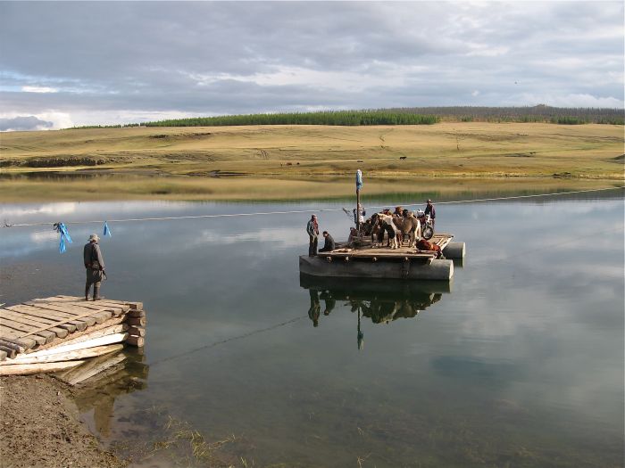 Randonnée sur le lac Hovsgol