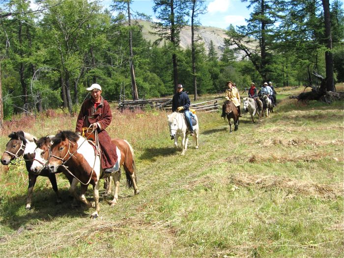 Randonnée sur le lac Hovsgol