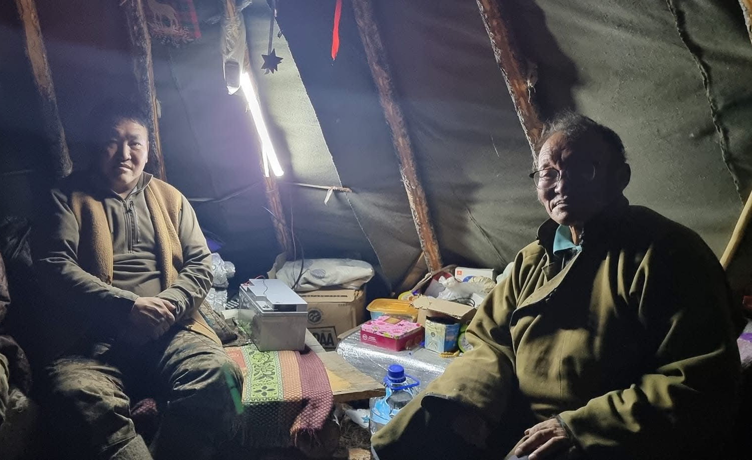 La magie de l'hiver dans les montagnes du Khenti Hébergement