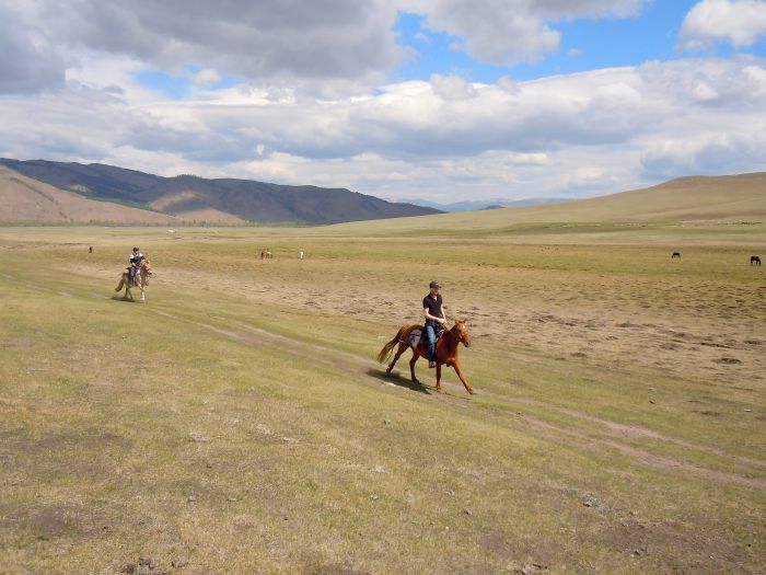 Expédition dans les steppes de Mongolie