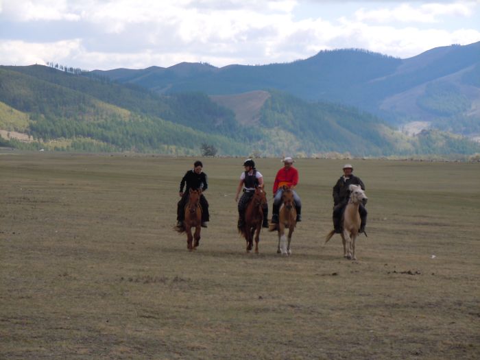 Expédition dans les steppes de Mongolie