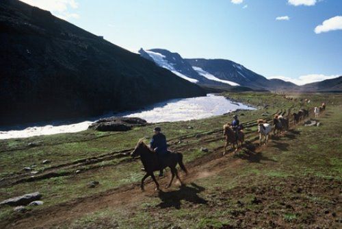 Chevaucher sur le Sprengisandur