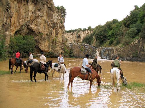 Randonnée d'aventure étrusque