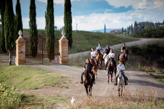 Centre équestre à Montalcino