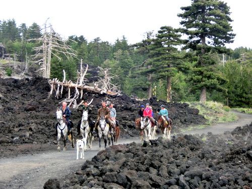 Randonnée du parc naturel de l'Etna