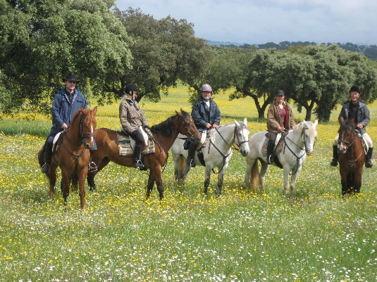 La randonnée des chevaux royaux.